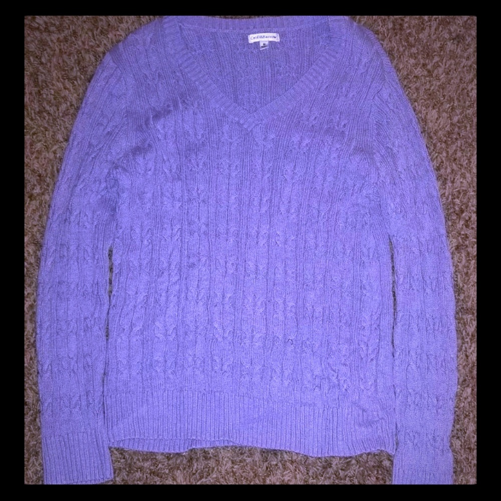 Purple sweater